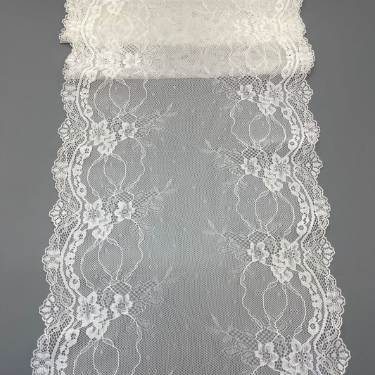 freedombeauty|24CM High-end Wavy Lace Trim Wedding Dress Lingerie Clothing Accessories DIY Collaboration