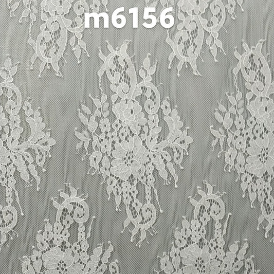 freedombeauty|Nylon Lace Fabric Full Pattern Ling Type Flower Lace Fabric Fashion Dress Wedding Dress Lace Fabric In Stock
