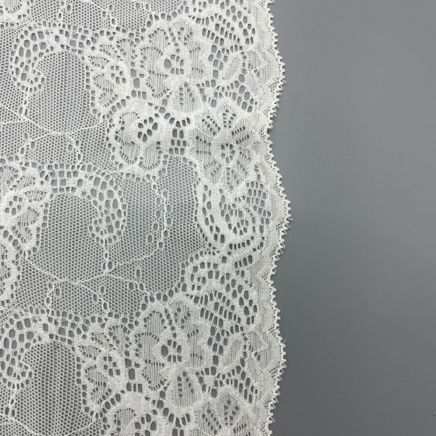 freedombeauty|17CM Nylon Lace Trim Elastic Lace Trim for Underwear Skirt Hem Gloves Socks Accessories