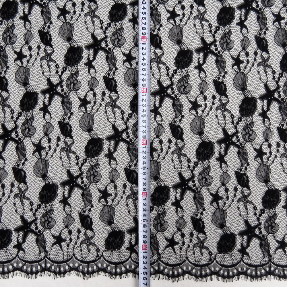 FREEDOMBEAUTY | Starfish shell pattern quality lace, new sea world pattern fashion women's lace