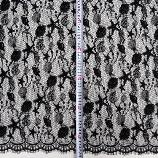 FREEDOMBEAUTY | Starfish shell pattern quality lace, new sea world pattern fashion women's lace