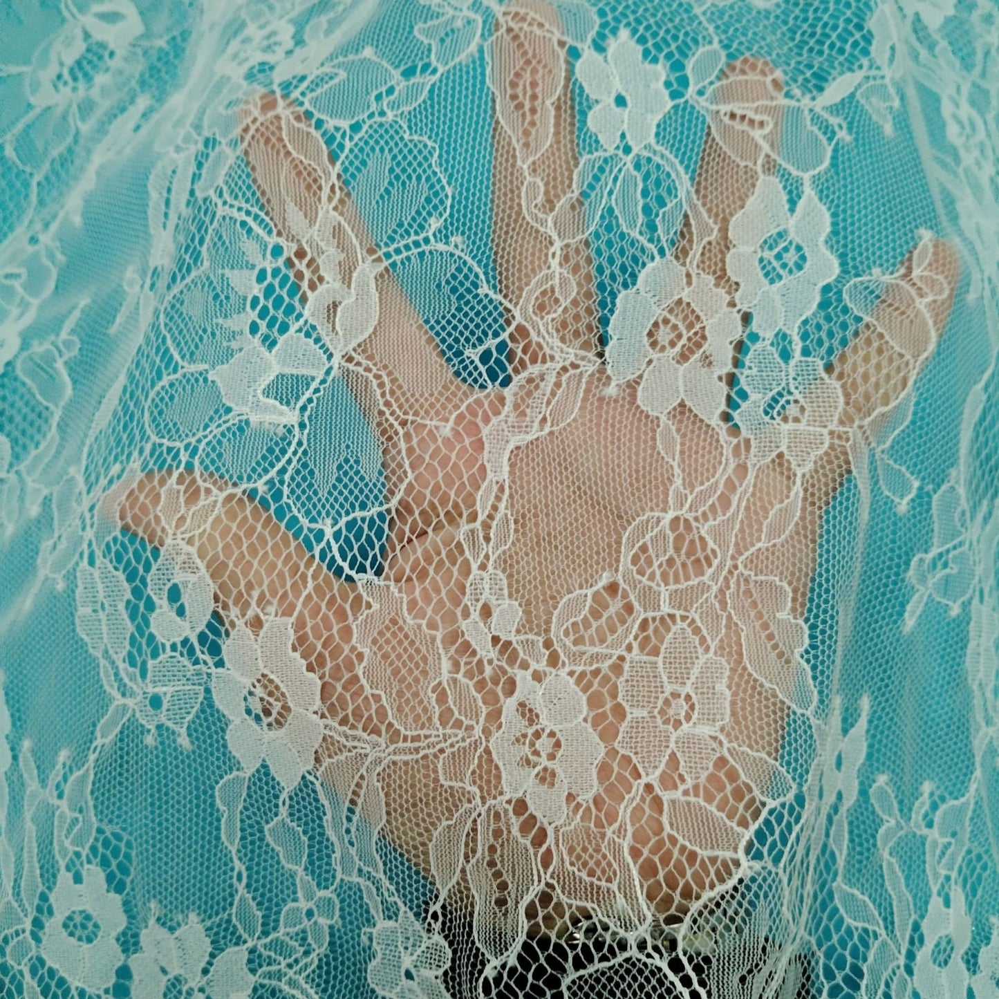 freedombeauty|Thin Nylon Lace Fabric Full Pattern Lace Fabric Fashion Dress Pajama Lace Fabric