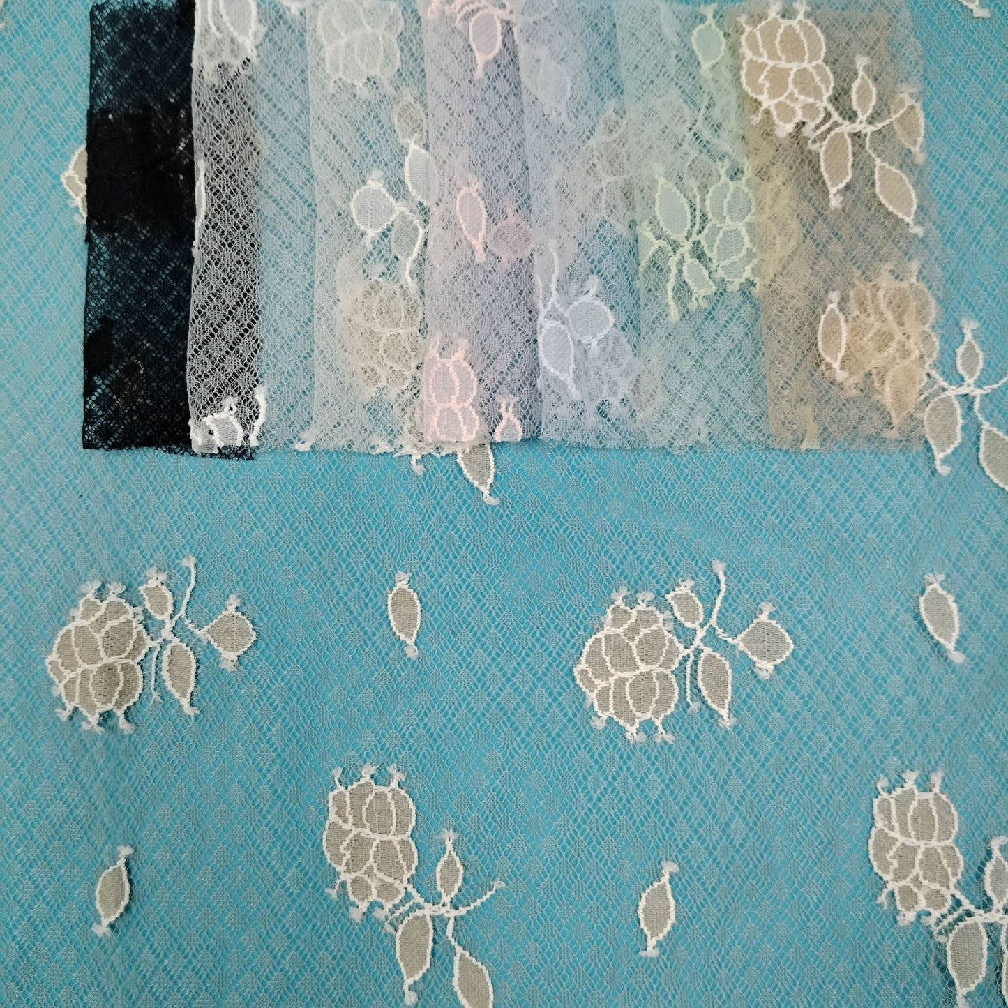 freedombeauty|Nylon Connected Small Leaf Tree Flower Full Mesh Cuff Pocket Accessories Decorations Skirt Wedding Dress T-shirt Children's Clothing Bag Packaging