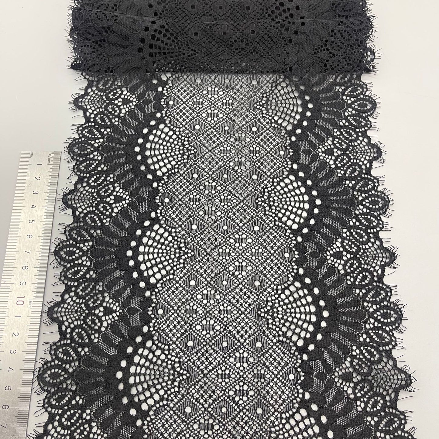 freedombeauty|20CM Elastic Eyelash New Hollow Fabric Eyelash Lace DIY Wedding Dress Lingerie Lace Trim