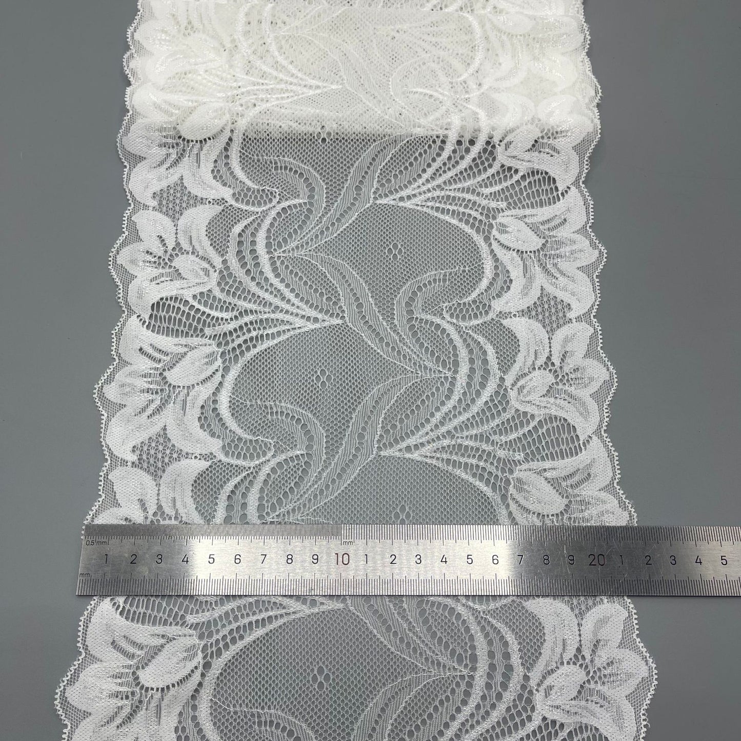 freedombeauty|20CM Nylon Lace Trim Elastic Lace Wedding Dress Underwear Gloves Socks Accessories