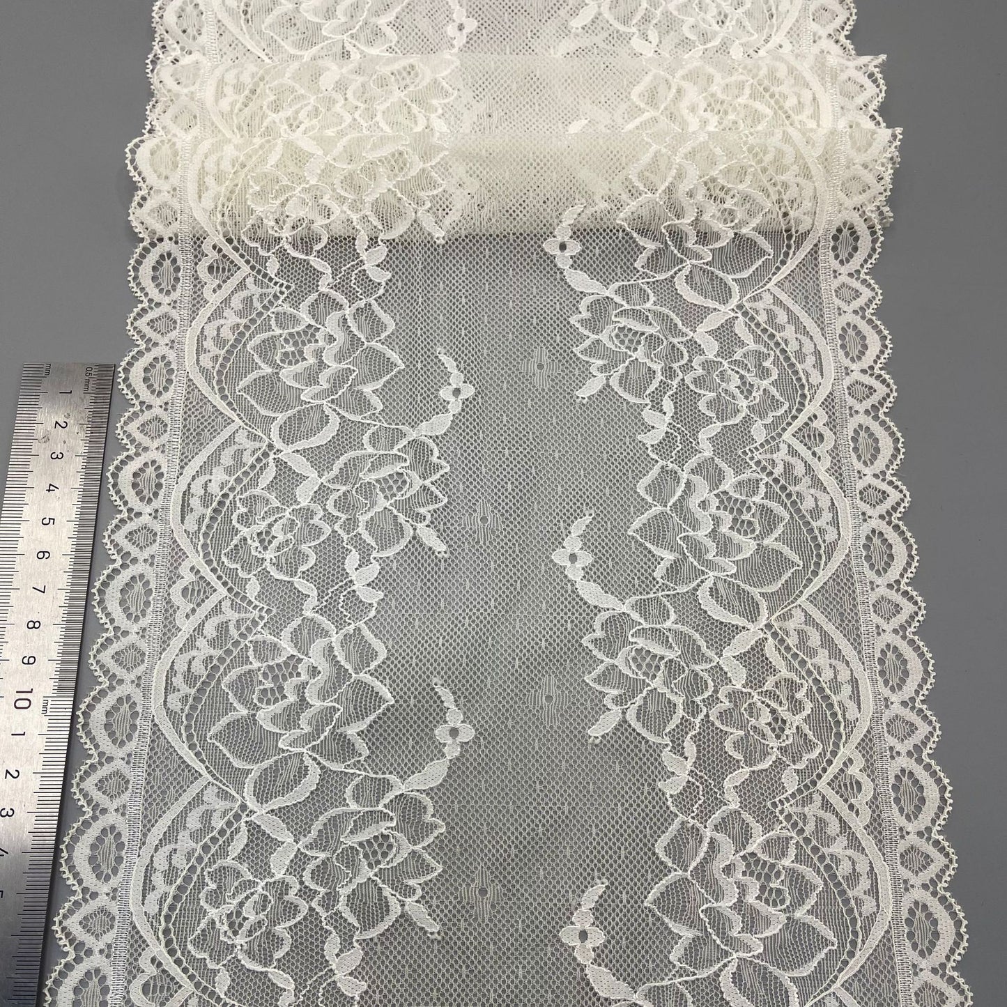 freedombeauty|22CM Direct Sale Clothing Accessories High Elasticity Lace Trim Suitable for Handmade Making