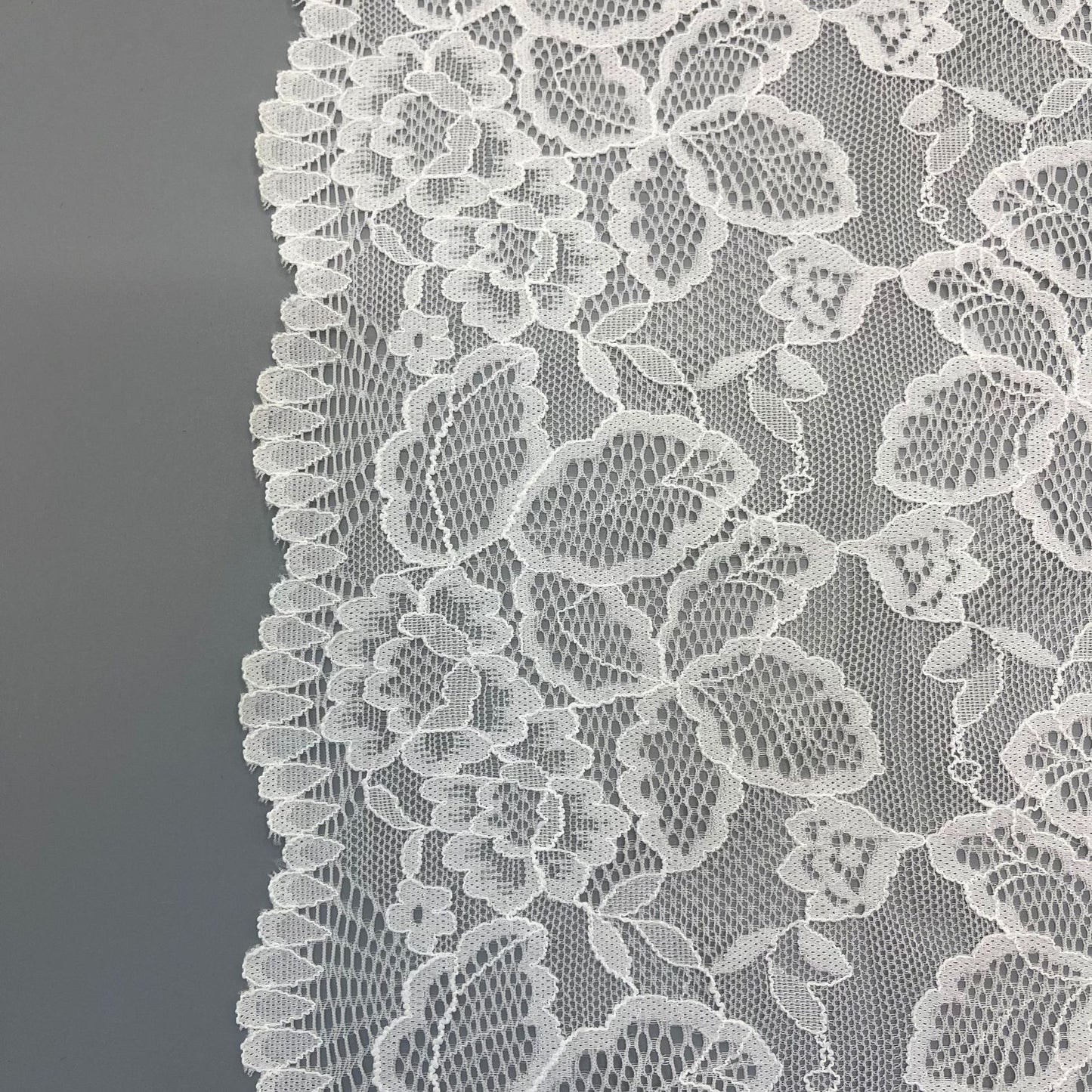 freedombeauty|21CM High-Quality White Stretch Lace Trim Nylon Wedding Dress Hollow Out Accessories Panties Design