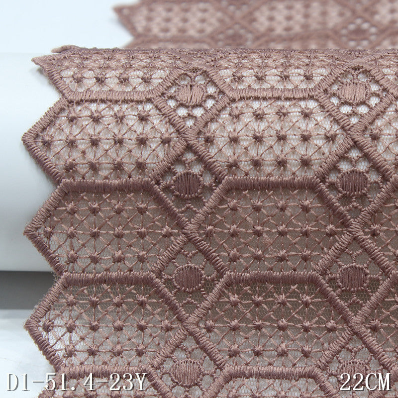 【1pack】-freedombeauty|In Stock Three Colors Available Exquisite Non-Elastic Water-Soluble Lace Trim Sofa Cushion Bedding Accessories