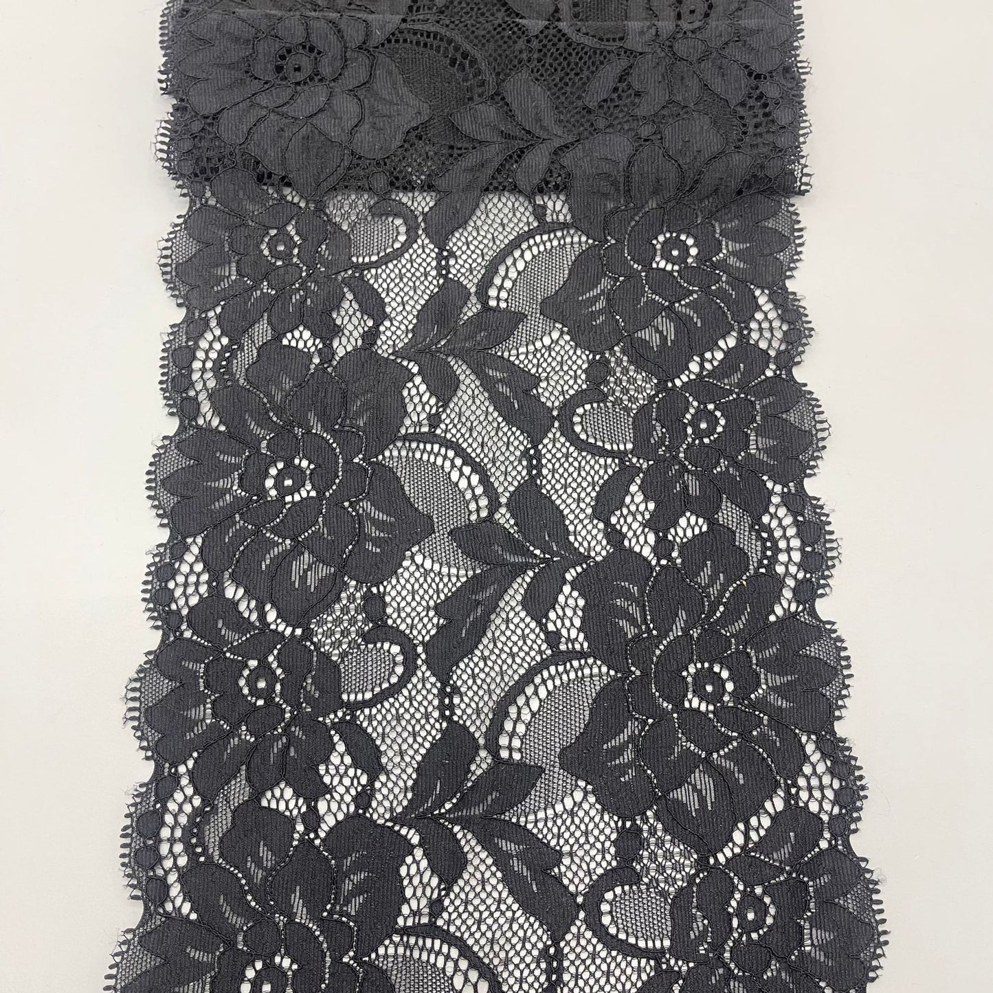 freedombeauty|18CM Elastic Lace Nylon Lace Fabric Wedding Dress Hem Home Textile Accessories