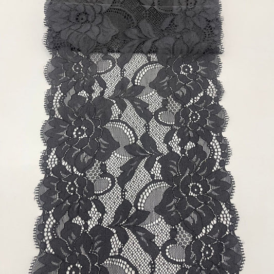 freedombeauty|18CM Elastic Lace Nylon Lace Fabric Wedding Dress Hem Home Textile Accessories