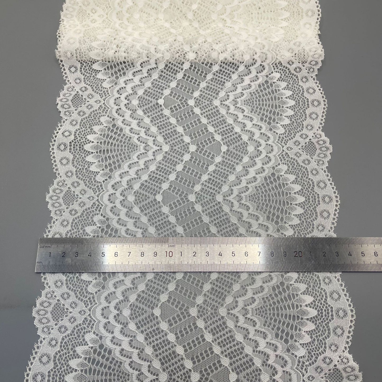 freedombeauty|18CM Lingerie Wedding Dress Accessories High-Quality Nylon Elastic Lace Hollow Trim