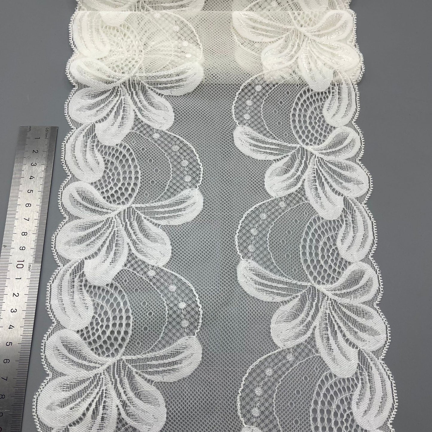 freedombeauty | 21CM New High Elastic Lace Trim Clothing Accessories DIY Wedding Dress Strapless Skirt Fabric