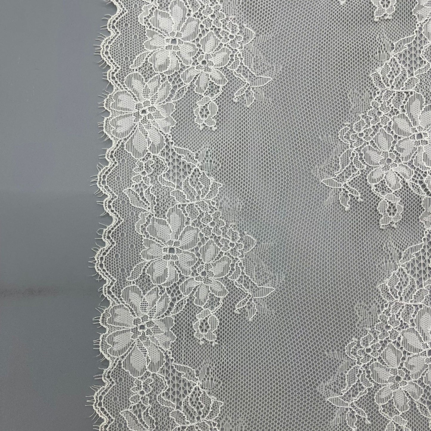 freedombeauty|18CM French Elastic Eyelash Lace Elastic Trim Skirt Children's Clothing Wedding Dress Decoration Clothing Hem