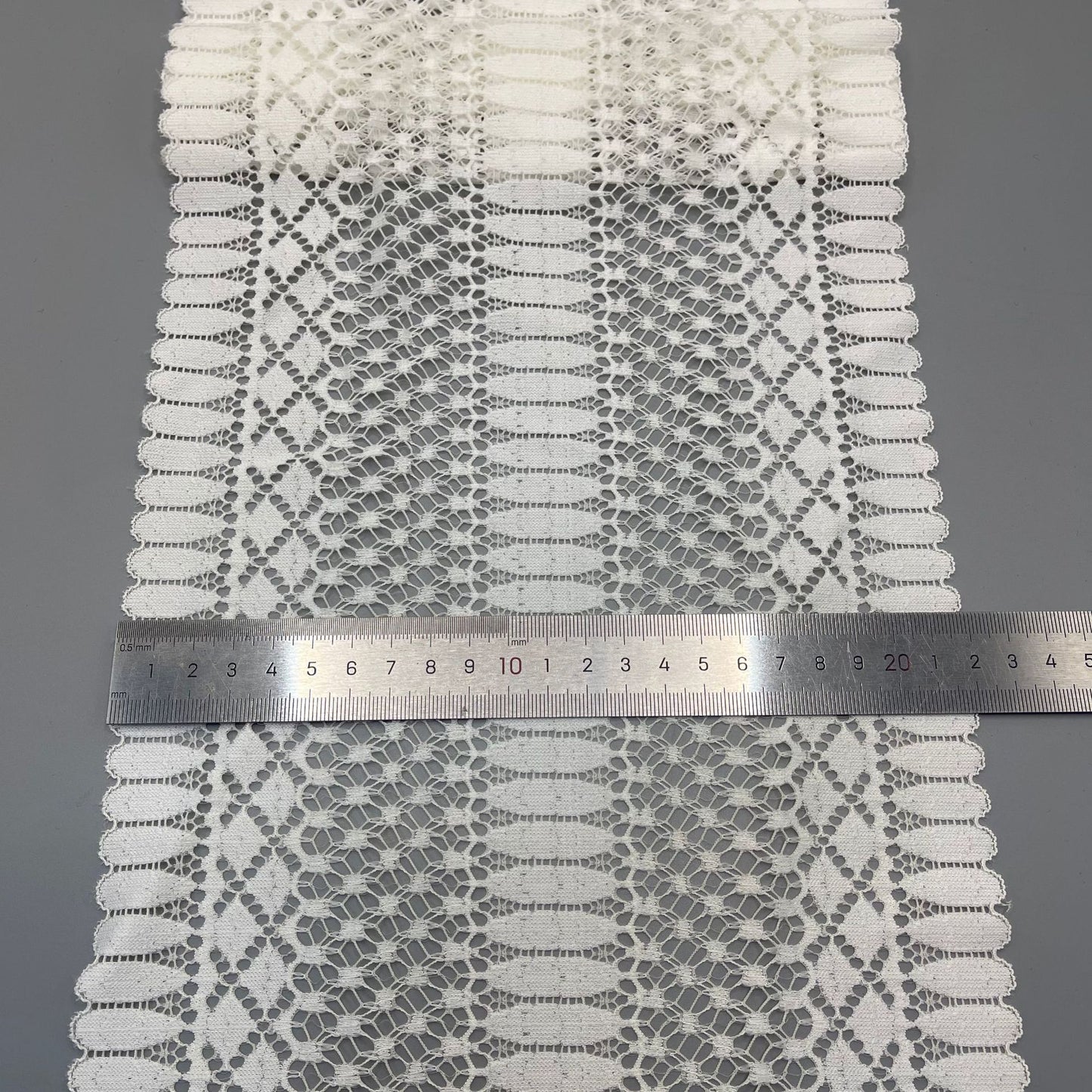 freedombeauty|22CM In Stock Elastic Lace Trim for Wedding Dresses Suitable for Clothing Accessories