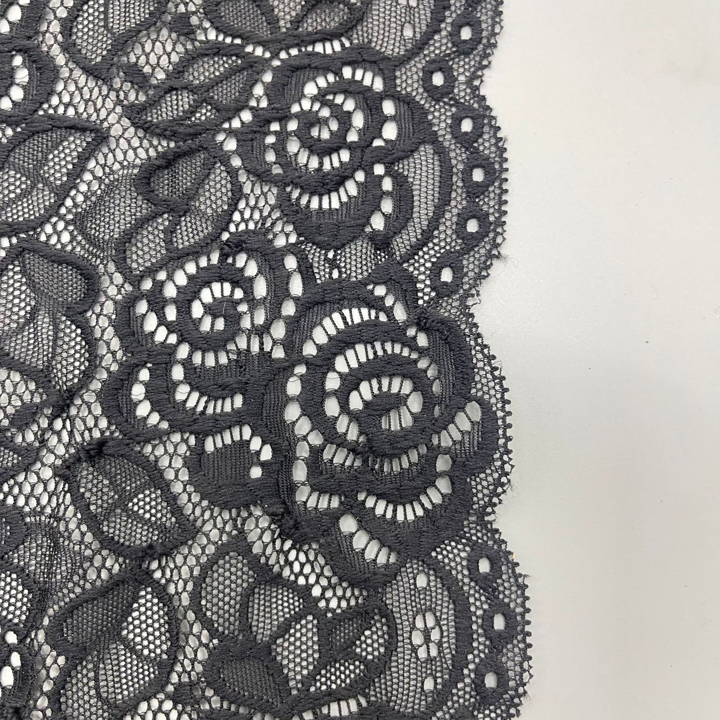 freedombeauty|17cm Stretch Nylon Lace Trim Handmade Wedding Dress Decoration White Hollow Lace High-end Lace