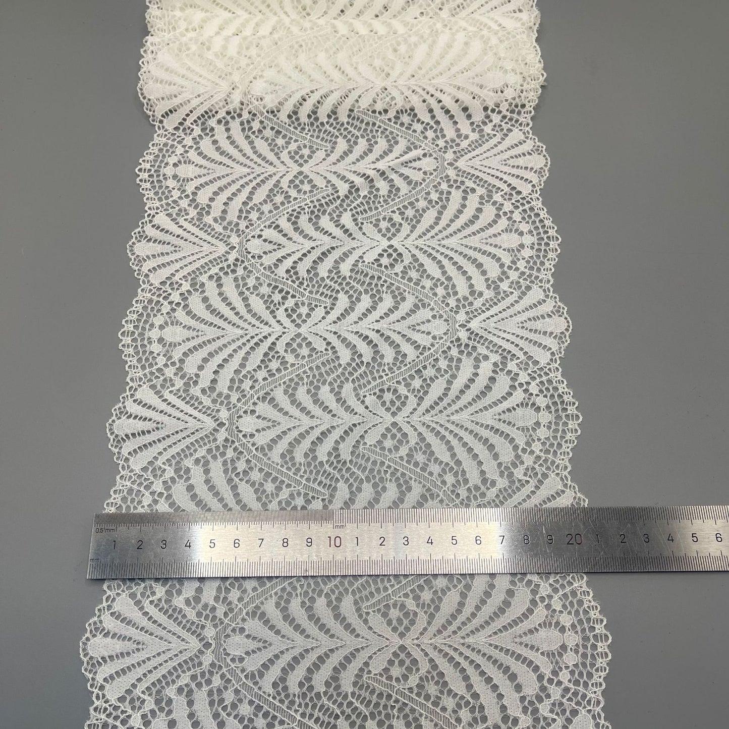 freedombeauty|21CM Lingerie Underwear Wedding Dress Lace Trim Accessories White Elastic Lace Nylon Hollow Lace DIY