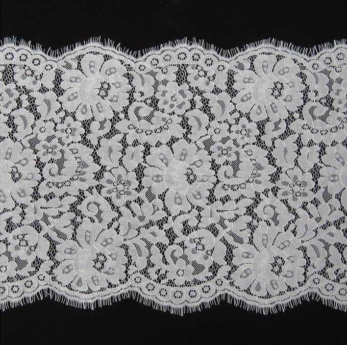 FREEDOMBEAUTY | 31cm brocade cotton strand thread eyelash lace, quality thick clothing accessories lace underwear children's lace