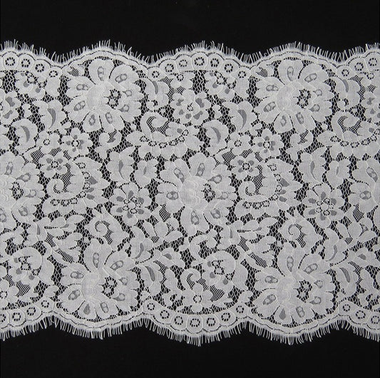 FREEDOMBEAUTY | 31cm brocade cotton strand thread eyelash lace, quality thick clothing accessories lace underwear children's lace