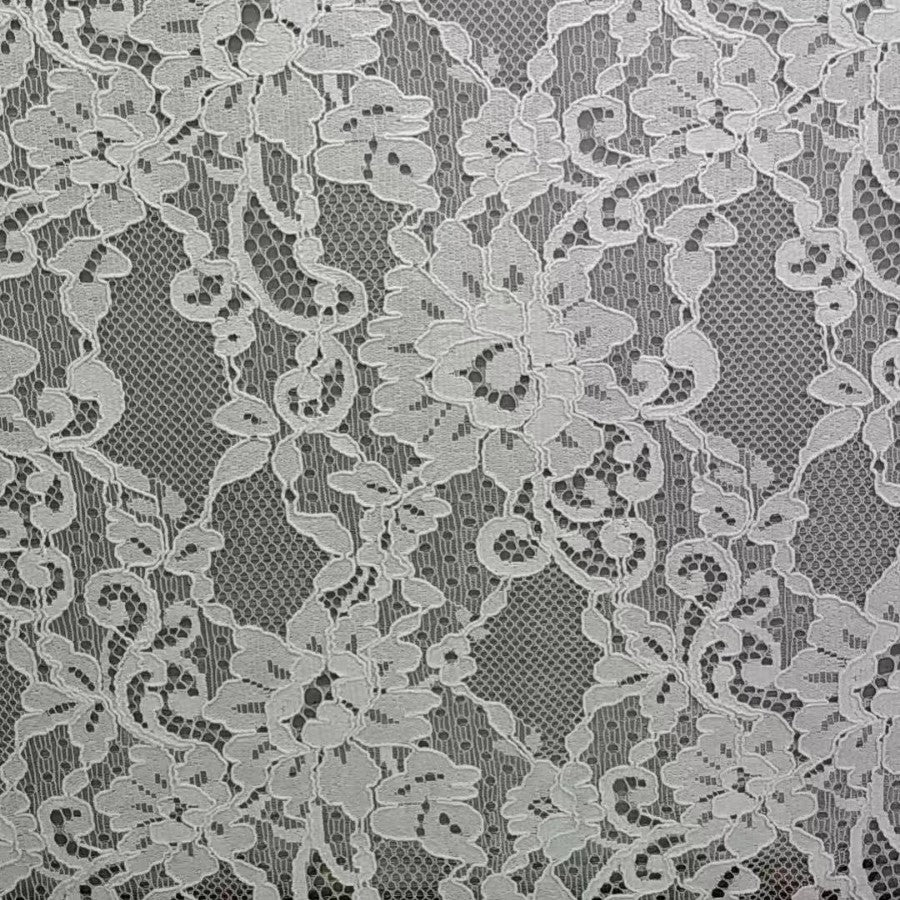 freedombeauty|Nylon Cotton Thread Large Floral High-end Lace Fabric Women's Clothing Dress Lace Accessories Full Width Wedding Dress