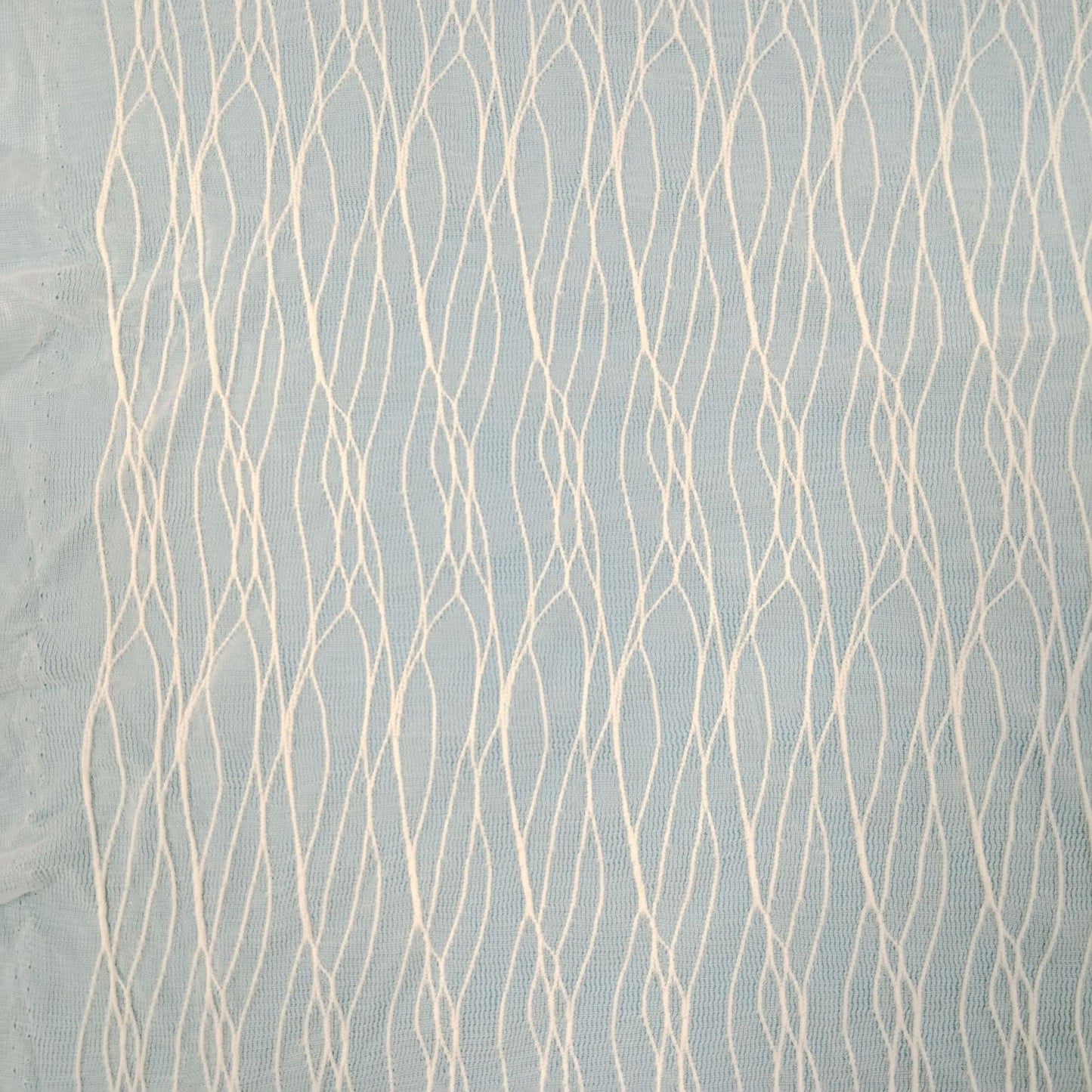 freedombeauty|Wave Line Thin Strips New Nylon Eyelash Fabric Lace T-Shirt Clothing Wedding Dress Children's Skirt Lace Full High-End Skirt