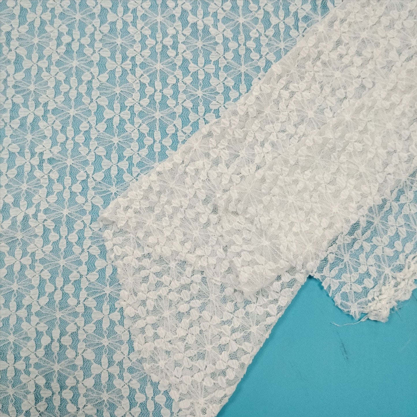 freedombeauty|Polyester Ammonia Bubble Fabric with Textured Small Dot Lace Fabric for Wedding Dresses, Women's Dresses, Children's Dresses, Fashionable Lace Fabric