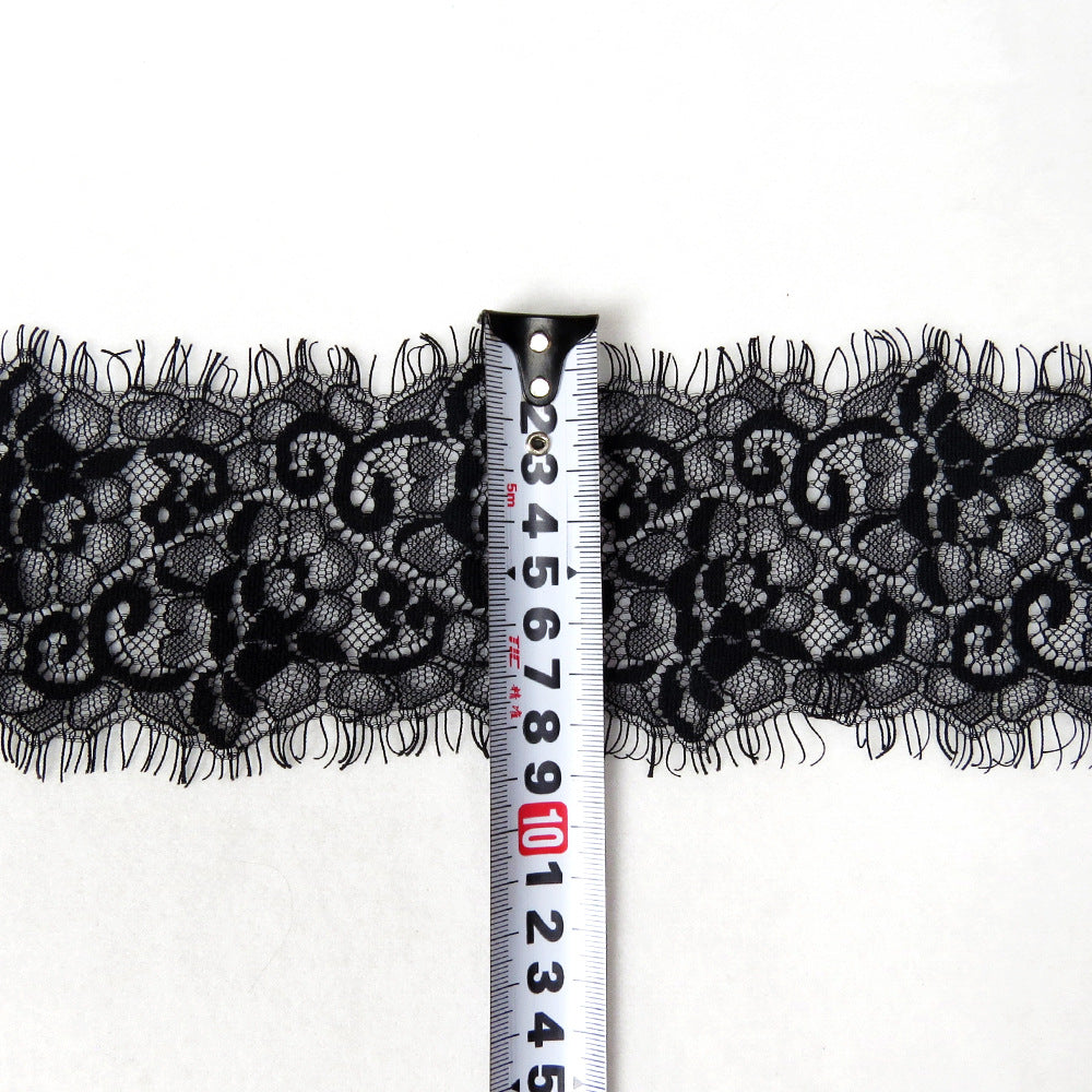FREEDOMBEAUTY | 8.5cm popular eyelash lace spot direct sales lace lace, clothing accessories nylon lace