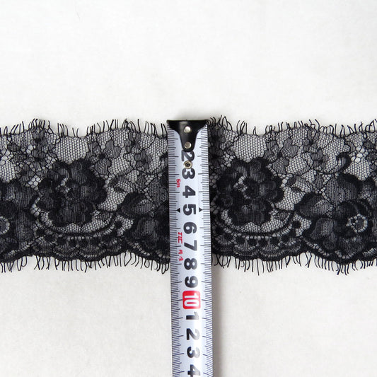 FREEDOMBEAUTY | Spot direct sales popular rose eyelash lace 8m wide non-elastic lace DIY clothing accessories