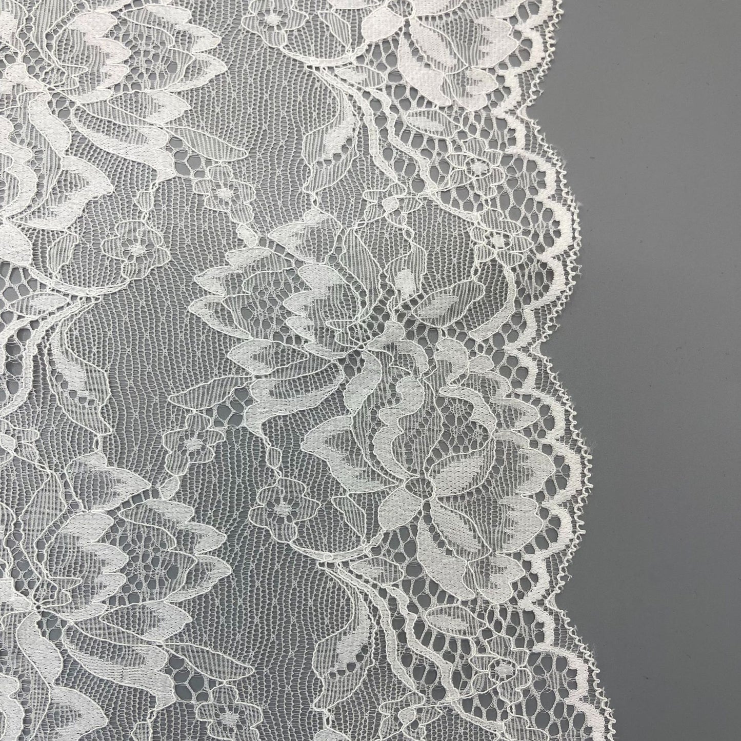 freedombeauty|30CM Underwear Skirt Hollow Lace Nylon White Elastic Lace Trim Wedding Dress Accessories