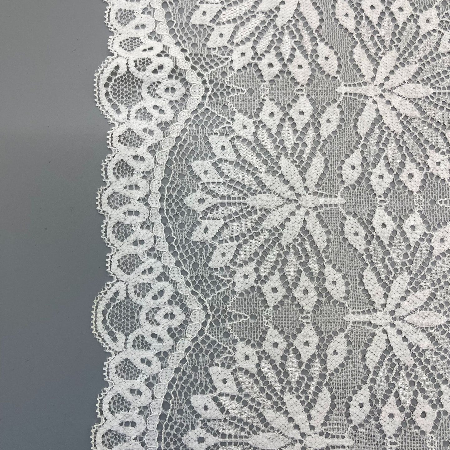 freedombeauty|18CM Elastic Hollow Lace Trim Wedding Dress Nylon Accessories Handmade Decoration