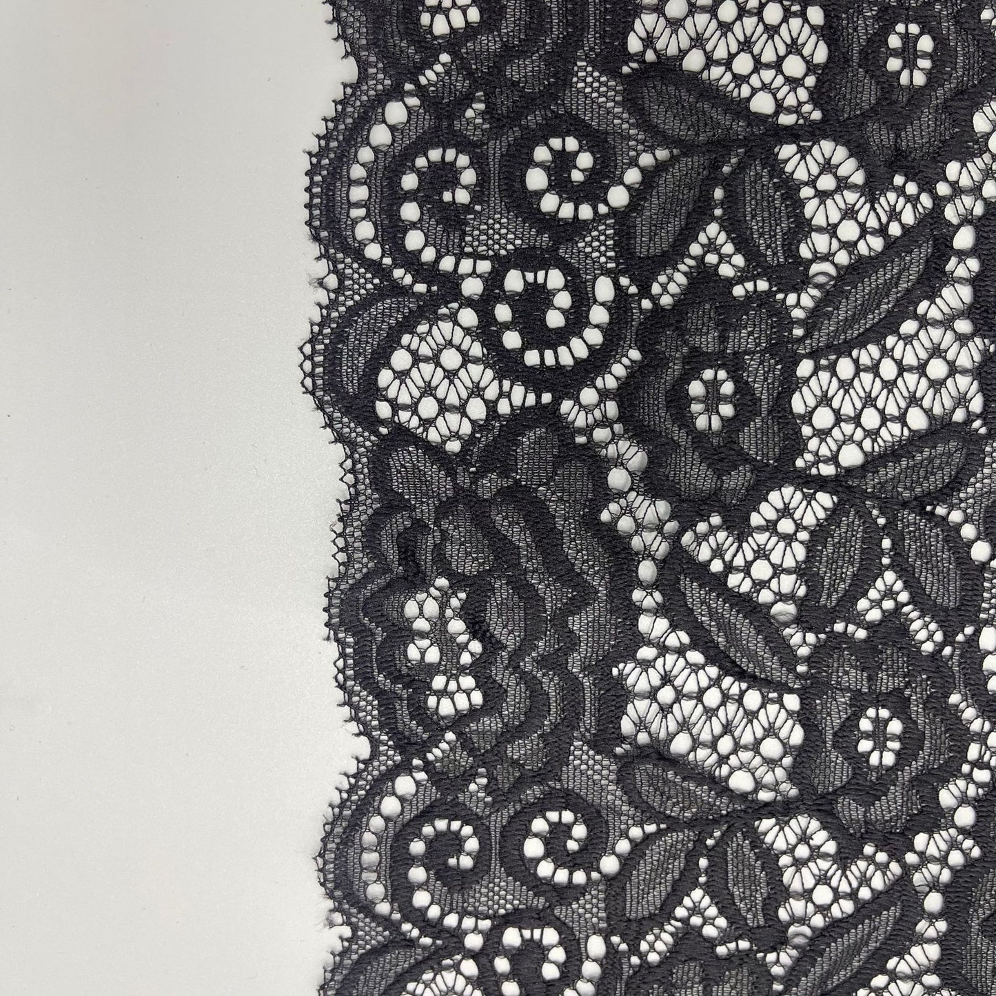 freedombeauty|16cm Stretch Nylon Wedding Dress Lace White Lace Hollow Design Accessories DIY Lace Parts