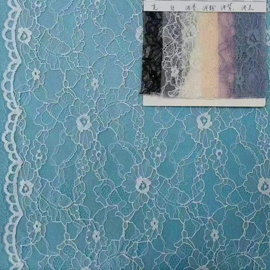 freedombeauty|Jinmian Non-Elastic Floral Full Lace Fabric Skirt Children's Clothing Underwear Vest Base Shirt Wedding Dress