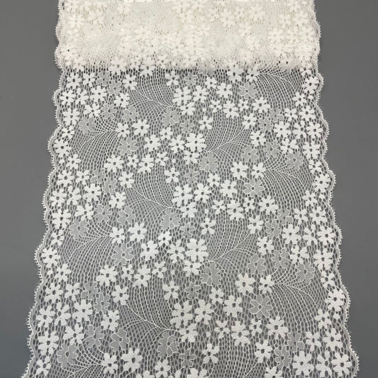freedombeauty|22CM High Elasticity Soft Lace Trim Material Suitable for Clothing Making Supply