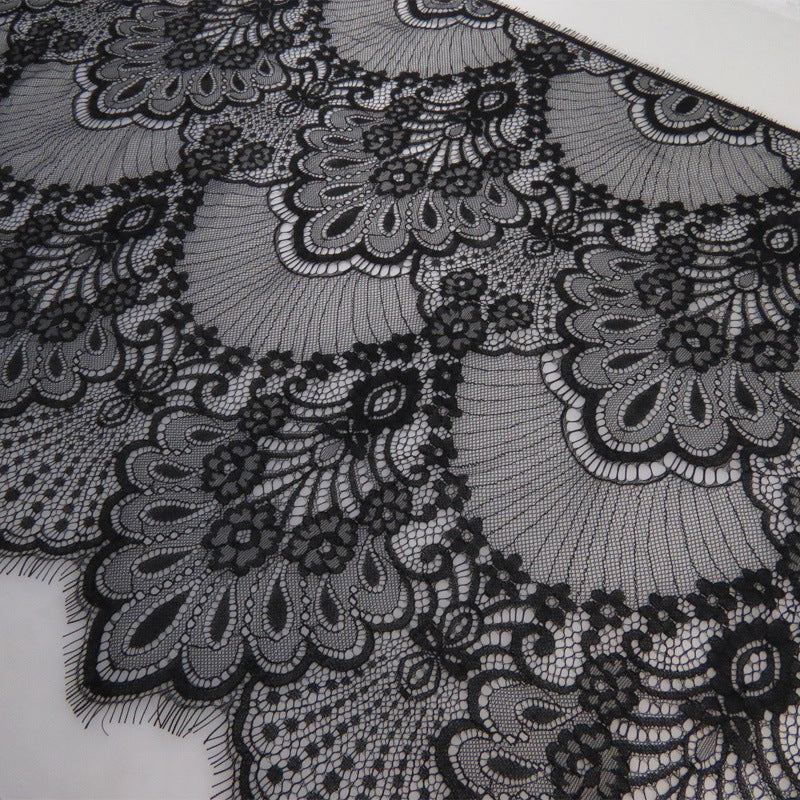 FREEDOMBEAUTY | Spot 47cm unilateral eyelash lace clothing underwear accessories decorative lace, trendy Shangjia lace wholesale