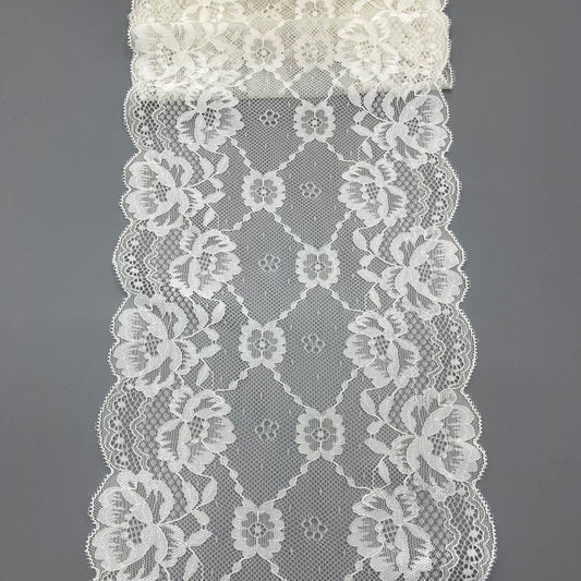 freedombeauty|18cm E-commerce Exclusive Wedding Dress Lace Nylon Stretch Lace DIY Clothing