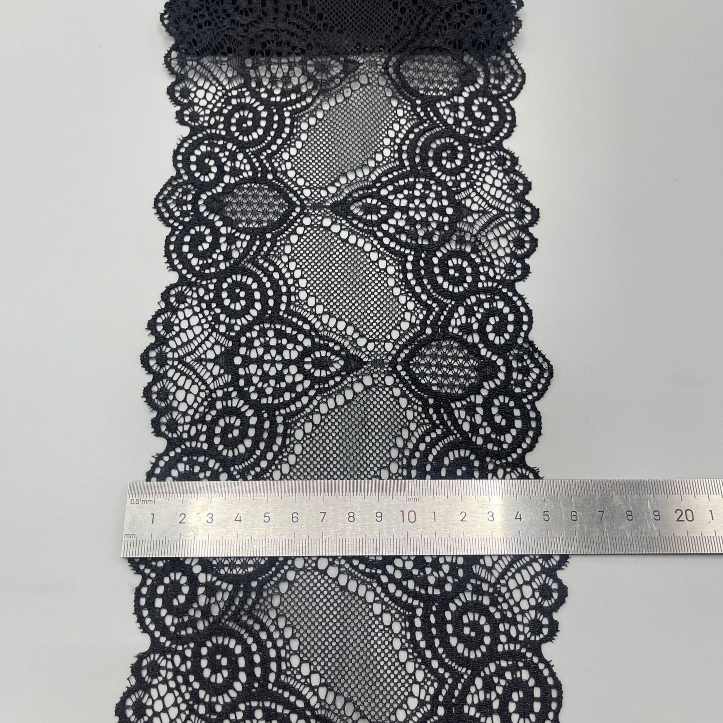 freedombeauty|15cm Wedding Dress Accessories High-Quality White Nylon Lace Hollow Embroidery Handmade Embroidery