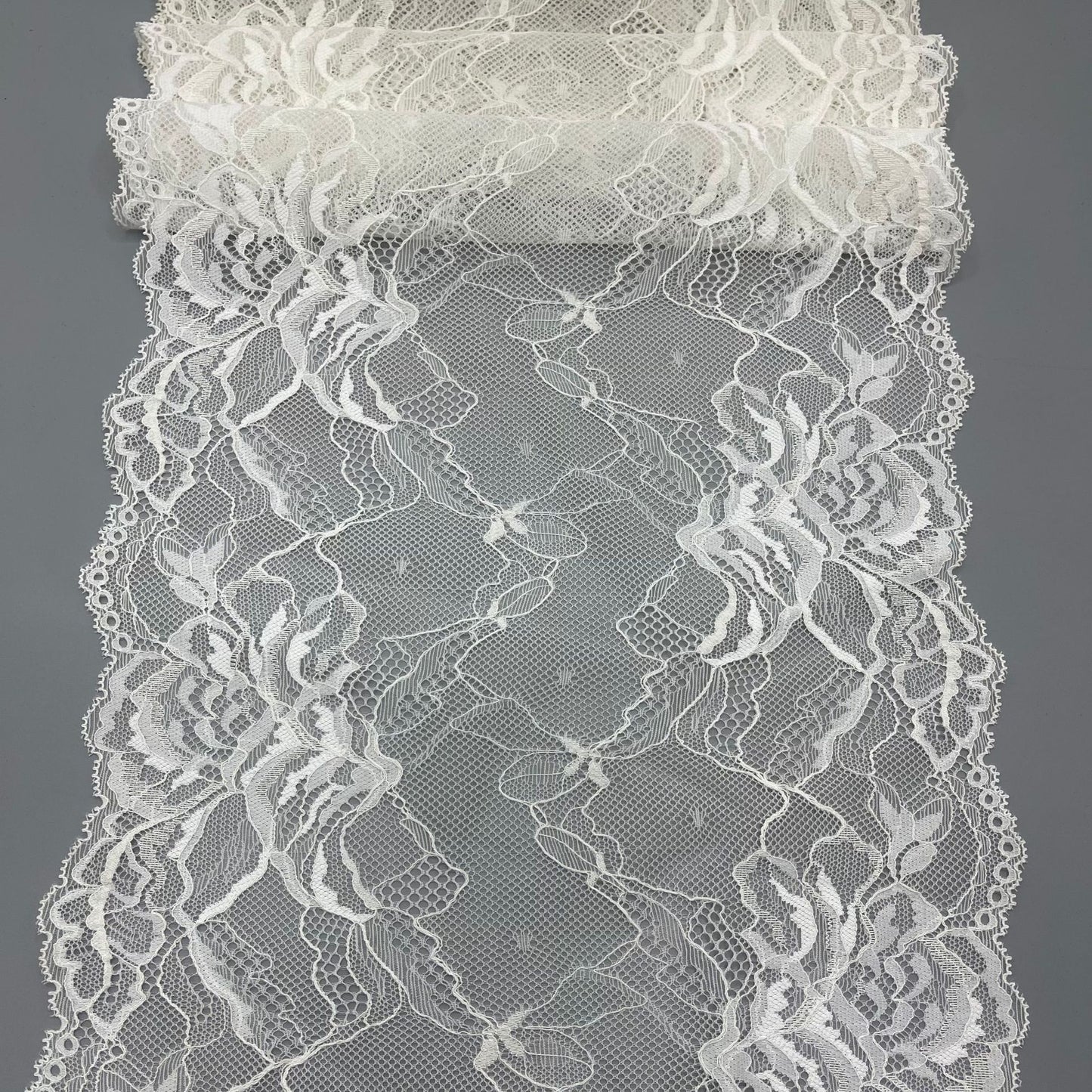 freedombeauty|24CM Double-Sided Small Wave Retro Flowers High Elastic Lace DIY Wedding Dress, Clothing, Lingerie Accessories