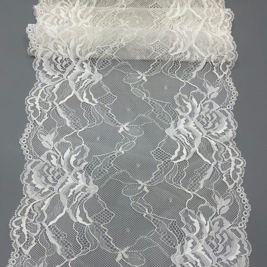 freedombeauty|24CM Double-Sided Small Wave Retro Flowers High Elastic Lace DIY Wedding Dress, Clothing, Lingerie Accessories