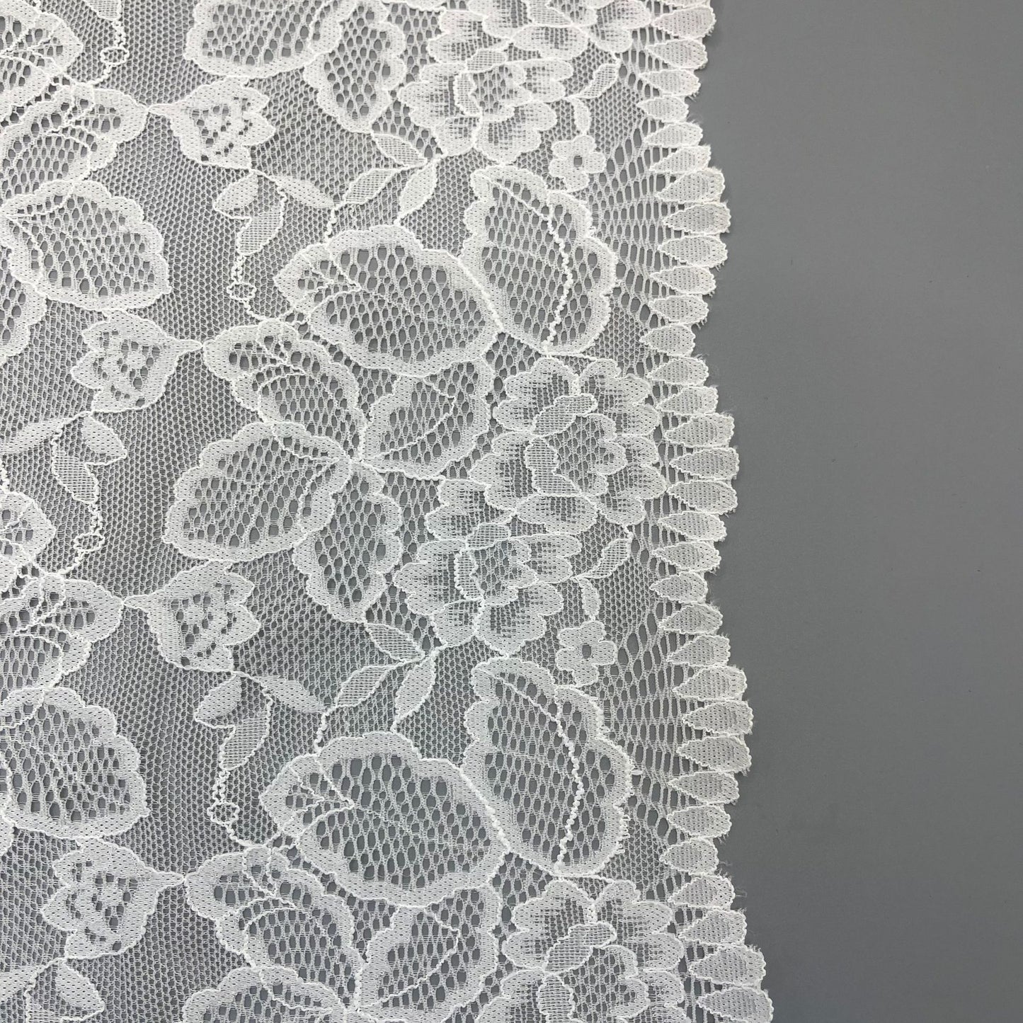 freedombeauty|21CM High-Quality White Stretch Lace Trim Nylon Wedding Dress Hollow Out Accessories Panties Design