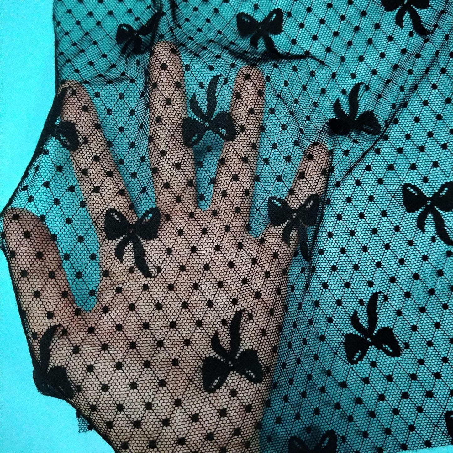 freedombeauty|Hot Selling Full Matte Lace Mesh Fabric Hollow Out Jacquard Mesh Fabric Small Flower Fabric Clothing Accessories