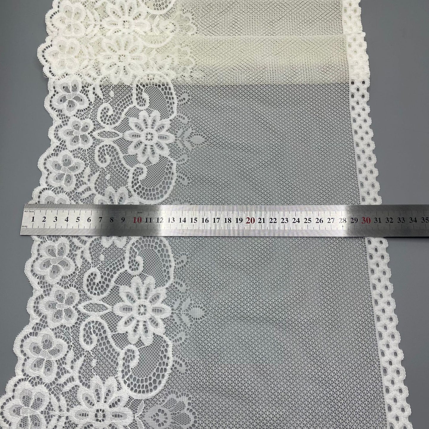 freedombeauty|31CM Stretch Lace Trim Lingerie Underwear Women's Dress Clothing Curtain Stretch Fabric