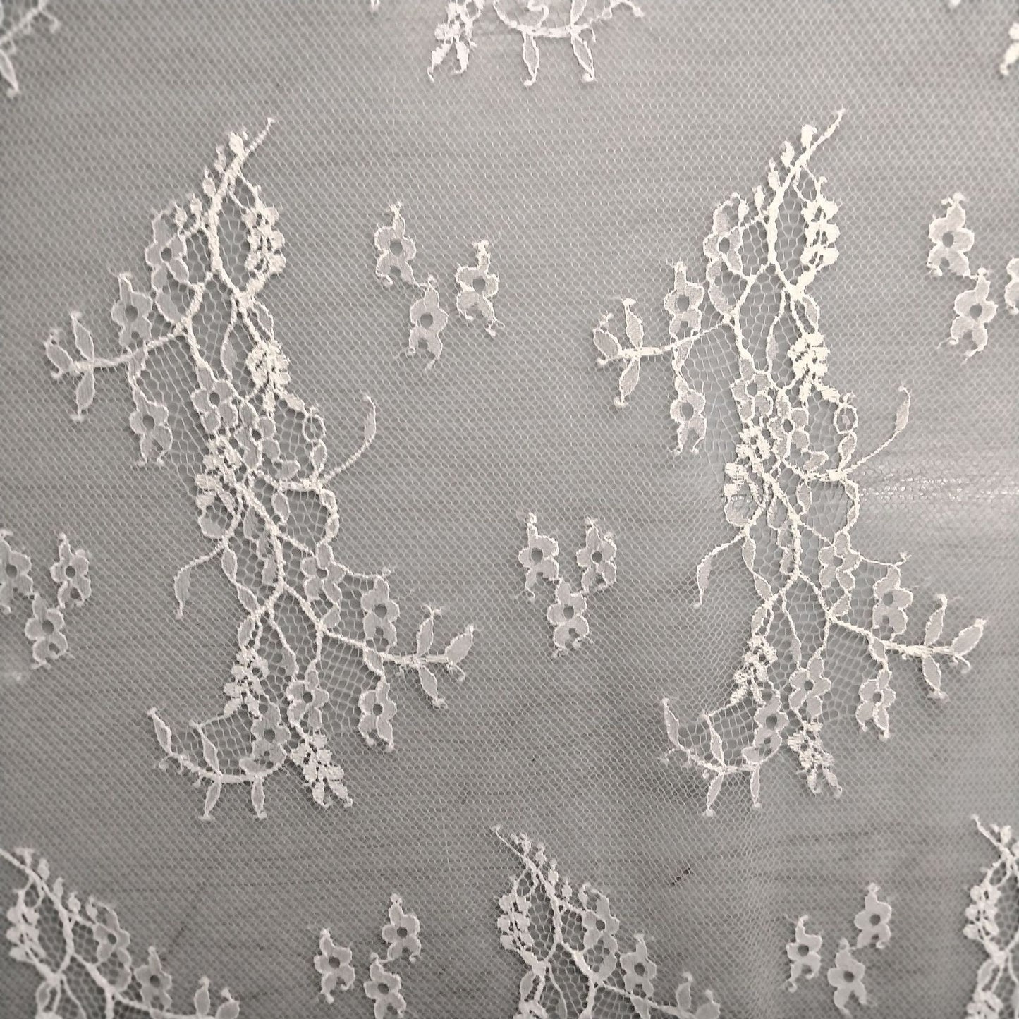 freedombeauty|Non-Elastic Cotton Lace Fabric with Cut Threads, Floral Hollow Mesh Clothing Accessories, Underwear Composite Children's Wear