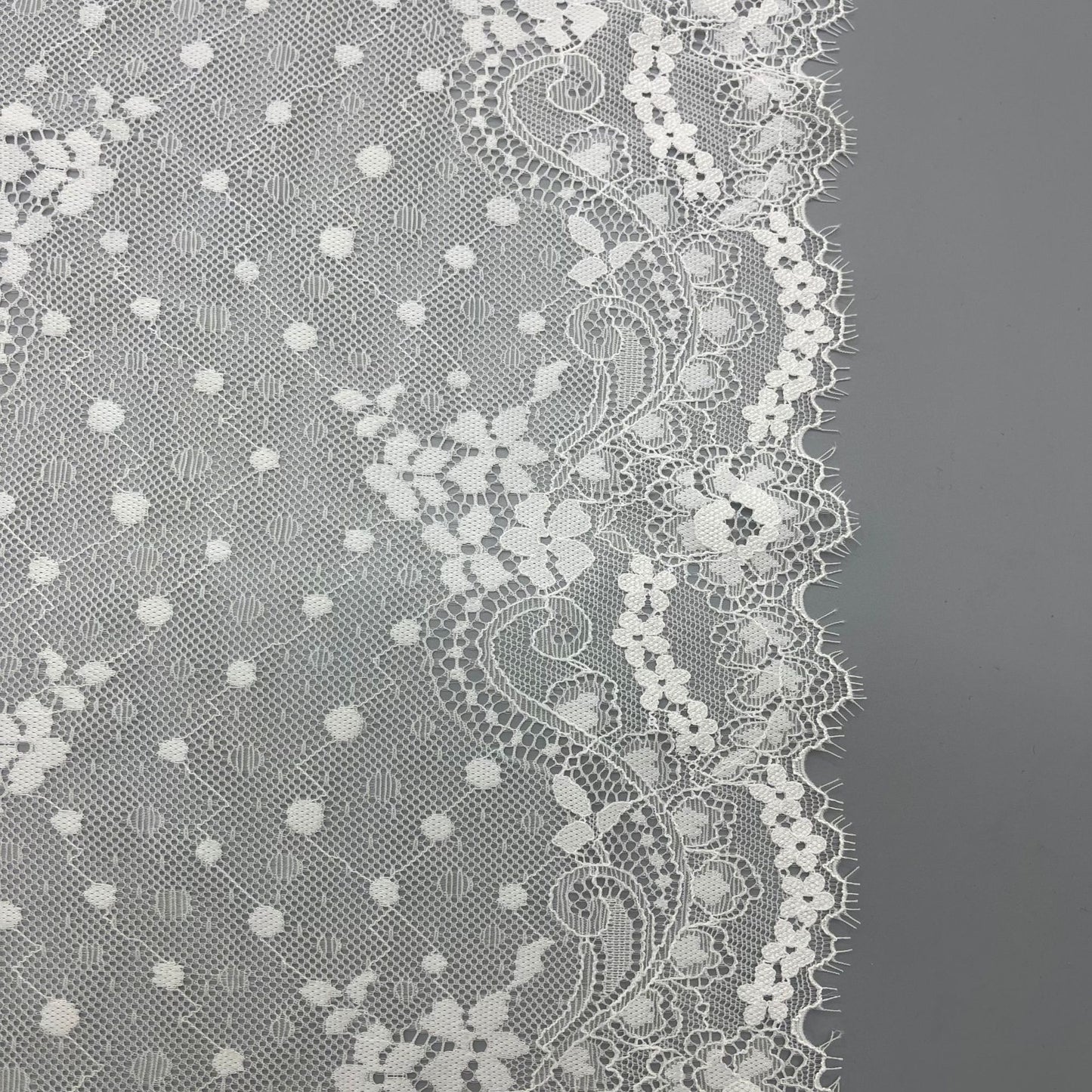 freedombeauty|24cm Elastic Eyelash Soft Nylon Spandex Black and White Sock Decoration Elastic Lace Trim