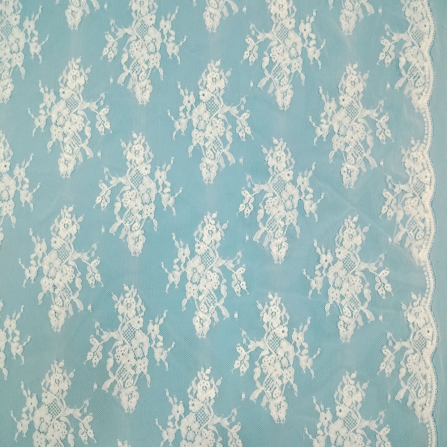 freedombeauty|Brocade Cotton Lace Fabric Diamond Pattern Flower Cut Lace Fabric for Women's Clothing Dresses Wedding Dresses Full Mesh