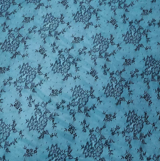 freedombeauty|Sexy Lace Fabric New Hot Sale Spring Summer Suitable for Little Girls Polyester Slightly Stretchy Thin Sheer Base Shirt Lace