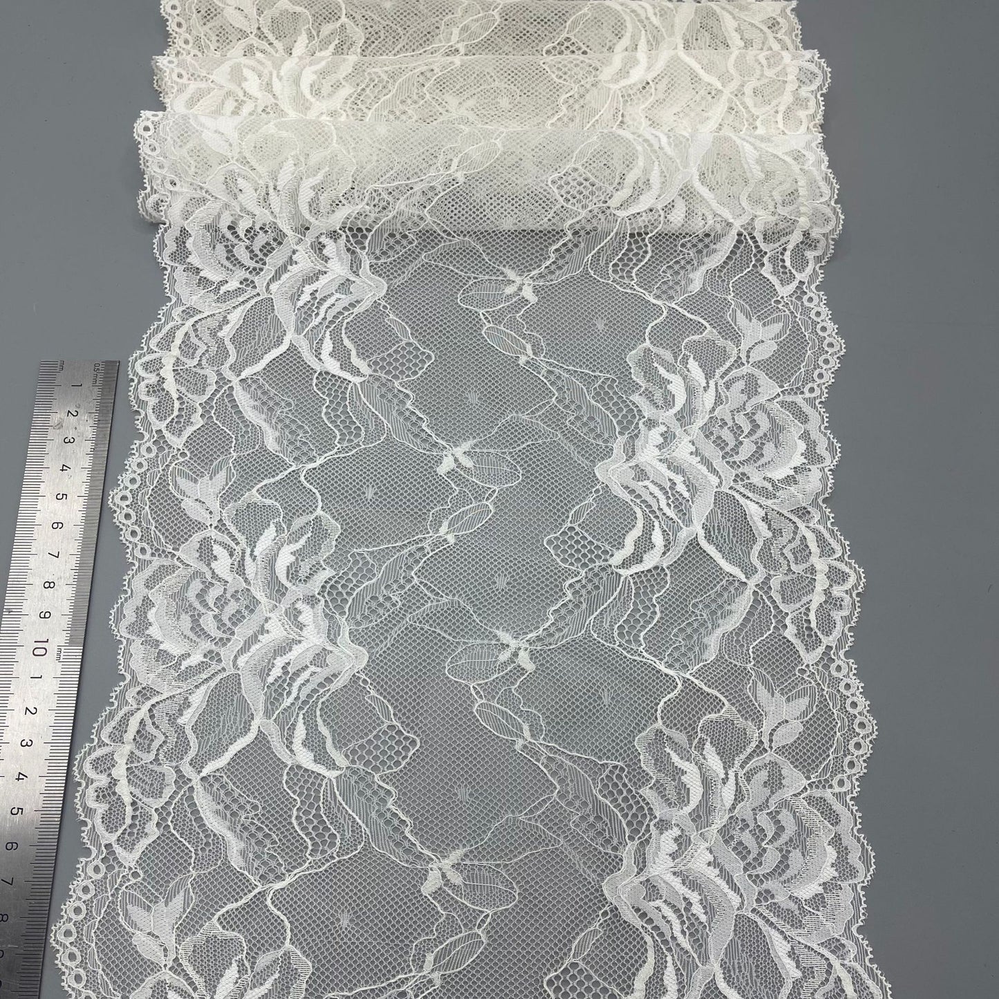 freedombeauty|24CM Double-Sided Small Wave Retro Flowers High Elastic Lace DIY Wedding Dress, Clothing, Lingerie Accessories