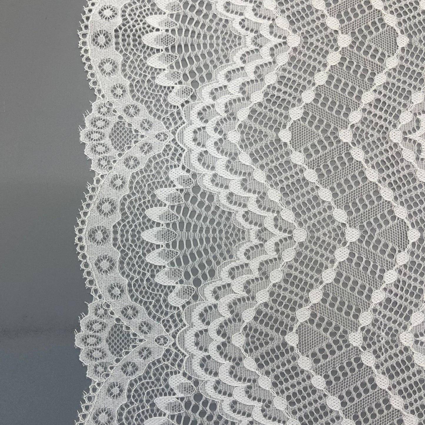 freedombeauty|18CM Lingerie Wedding Dress Accessories High-Quality Nylon Elastic Lace Hollow Trim