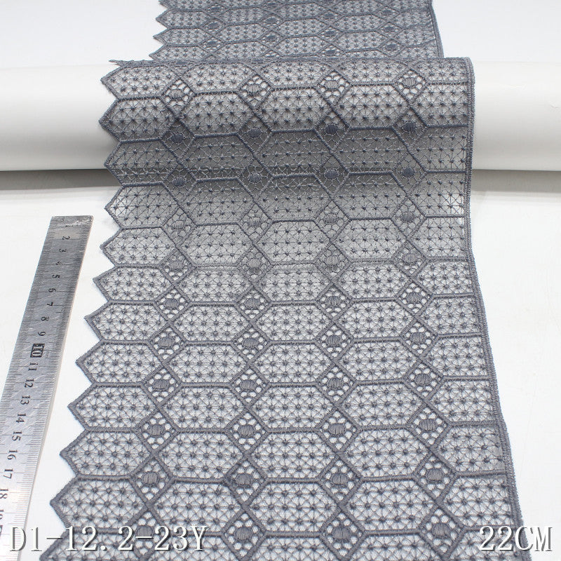 【1pack】-freedombeauty|In Stock Three Colors Available Exquisite Non-Elastic Water-Soluble Lace Trim Sofa Cushion Bedding Accessories