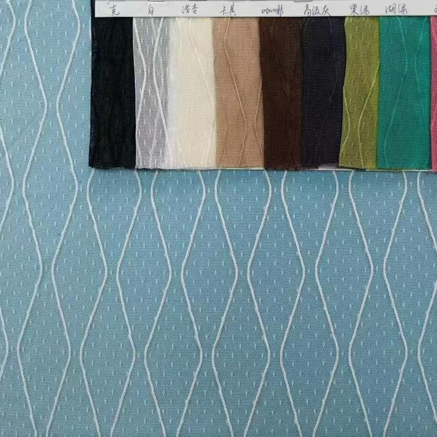 freedombeauty|Hot-Selling Diamond Dot Lace Fabric Soft Skin-Friendly High Elasticity Classic Pattern Women's Base Layer Underwear Lace Trim