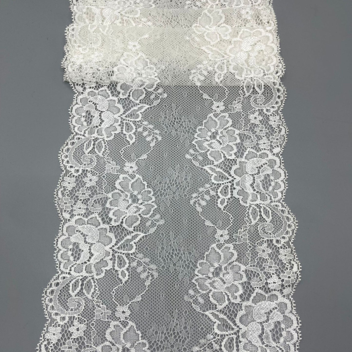 freedombeauty|18CM Nylon Lace Fabric Stretch Hollow Out Dress, Pajamas, Wedding Dress Lace Trim