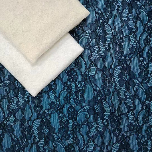 freedombeauty|Stretch Lace Fabric Dress Clothing Fabric Nylon Mesh Lace Trim Hollow Mesh Sexy Mesh Fabric